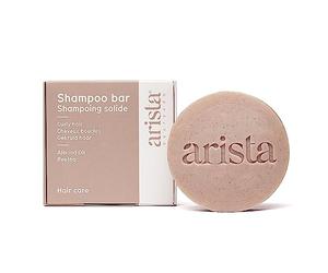 Arista Champú sólido pelo rizado vegano | Aceite almendras dulces, manteca de karité y polvo de reetha Ayurveda | Champú hidratante sin sulfatos ni parabenos