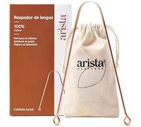 Arista Raspador lengua Pack de 1, Limpiador de lengua bucal contra el mal aliento, Raspador lengua cobre Ayurveda, Limpiador lengua adultos, Limpiador lingual