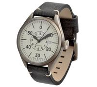 Aristo 7H149L - Reloj automático para hombre, SW200, correa de piel, 5 ATM, gris, Militar
