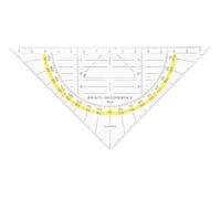 Aristo AR1553 - Escuadras para geometría (10 unidades, con asa)