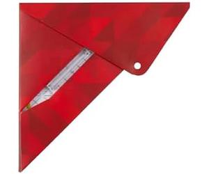 Aristo AR18000B Set 3 en 1 - Triángulo TZ AR1650/2 & escuadra AR1552 incluye funda protectora Geocover (triángulos con puntos de tinta, geocover con perforaciones y cierre magnético) basic