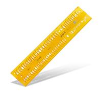 Aristo AR5301/7 - Plantilla stencil con alfabeto (según norma ISONORM de tipo B, 7 mm)