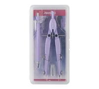 Aristo AR55810 Topline Mat Series - Compás de ajuste rápido y portaminas (círculos de hasta 370 mm de diámetro, minas de repuesto, patas de zinc fundido a presión)