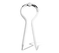 ARISTO - Compás tipo marino (longitud: 185 mm, latón cromado pulido, tornillo de la cabeza ajustable)