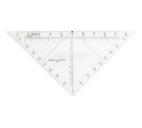 Aristo - Escuadra (Plexiglas, 22,5 mm), transparente
