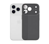 Aristo Solutions Funda para iPhone 17 Pro, color negro, muy fina de 0,5 mm, resistente a los golpes y a los arañazos, con recortes de cámara precisos, elegante funda delgada con diseño moderno de
