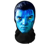 Aristo Solutions Máscara de cara completa con estampado de avatar realista, transpirable, ligera y cómoda, ideal para cosplay, fiestas, Halloween, karnveal y eventos Jake Sully