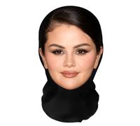 Aristo Solutions Máscara de cara completa con impresión 3D Selena Gomez, transpirable, ligera y cómoda, ideal para cosplay, fiestas, Halloween, karnveal y eventos