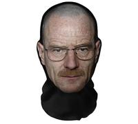 Aristo Solutions - Máscara de cara completa de Walter White, con impresión 3D realista, transpirable, ligera y cómoda, ideal para cosplay, fiestas, Halloween, carnaval y eventos, Breaking Bad