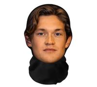 Aristo Solutions Máscara de rostro completa de impresión 3D realista de James Beaufort - Respirable, ligera y cómoda, ideal para cosplay, fiestas, Halloween, carnaval y eventos Funny Maxton