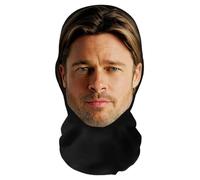 Aristo Solutions Máscara de rostro completo de Brad Pitt realista de impresión 3D - Respirable, ligera y cómoda, ideal para cosplay, fiestas, Halloween, carnaval y eventos divertidos