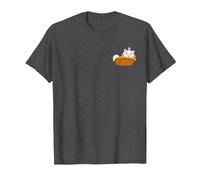 Aristogatos Marie gato en la cesta Camiseta, Hombre, Jaspeado Oscuro, S