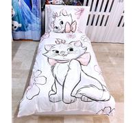 Aristogatos Minou Set Cama Individual Funda Nórdica 140x200cm Lino Algodón