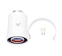 Ariston 3318008 - Kit de Escape de Humo, Salida Vertical, 60/100, Color Blanco