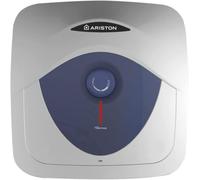 Ariston Blu Evo RS - Termo Eléctrico 10 Litros Bajo Consumo, Calentador de Agua Eléctrico Vertical Potente Tamaño Reducido 27,6x36x36cm, Calentadores Instalación en España - Eficiencia A, Rango (A+/F)