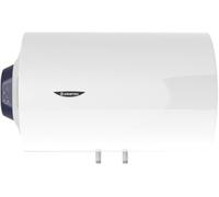 Ariston Blu1 Eco H - Termo Eléctrico 80 Litros, Calentador de Agua Eléctrico Horizontal con Función ECO y Regulación Externa, 45x47x75,8 - Calentadores Instalación en España, Eficiencia B Rango (A+/F)
