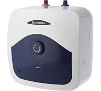 Ariston - Calentador de agua eléctrico de 10 litros, debajo del fregadero, blanco, Clase energética B
