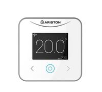 Ariston Cube RF Termostato Inalambrico Compatible con App Ariston Net (Necesario Receptor RF) Blanco