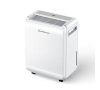 Ariston DEOS 10 EVO - Deshumidificador portátil de 10 l/24 horas, con ruedas, baño y habitaciones de hasta 30 m², pequeño absorbente de humedad 32 x 41,4 x 20,5 - 3 velocidades de aire y filtro de