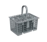 Ariston Hotpoint C00257140 - Cesta para cubiertos (207 x 160 x 220 mm), color gris