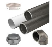 Ariston - Kit aislante enrollable para CETD NUOS 2,5 m - Ø 160 mm