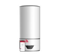 Ariston Lydos HybridWifi- Termo Eléctrico 130L Híbrido Bajo Consumo Bomba de Calor, Calentador de Agua Eléctrico Vertical 46,5x46,5x139,5 Instalación España Rango F Compatible con Alexa