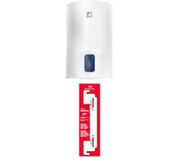 Ariston, Lydos R - Calentador de Agua Electrico Vertical, Termo Electrico 80 Litros + Instafix, Soporte Universal Termo Electrico