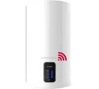 Ariston Lydos Wifi - Termo Eléctrico 80 Litros Vertical, Calentador de Agua Eléctrico Compatible con Alexa, Control Remoto App, Ahorro Energético ECO EVO, Servicio Post-Venta solo Disponible en España