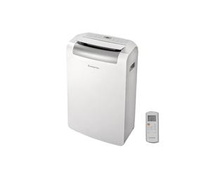 Ariston, Mobis 10- Pinguino Aire Acondicionado Portátil Silencioso con Temporizador y Mando a Distancia, Climatizador 24x69x2.5 Blanco Fabricado para Instalación en España Rango D)