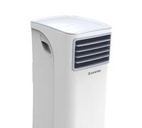 Ariston, Mobis 9 - Pinguino Aire Acondicionado Portátil Silencioso con Temporizador y Mando a Distancia, Climatizador 24x69x2.5 Blanco, Fabricado para Instalación en España, Eficiencia A Rango(A+++/D)