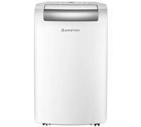 Ariston, Mobis 10- Pinguino Aire Acondicionado Portátil Silencioso con Temporizador y Mando a Distancia, Climatizador 24x69x2.5 Blanco Fabricado para Instalación en España Rango D)