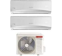 Ariston Prios Net 9+12 Climatizador fijo Dual Split Wi-Fi incluido