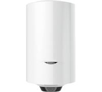 Ariston Pro1 Eco Slim - Termo Eléctrico 50 Litros Bajo Consumo Vertical, Calentador de Agua Eléctrico con Función ECO 37,3x35,3x83,7 cm, Fabricado para Instalación en España, Eficiencia B Rango (A+/F)