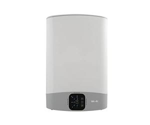 Ariston Velis Wifi - Termo Eléctrico 30 Litros Plano Bajo Consumo, Calentador de Agua Eléctrico Horizontal y Vertical 50,6x27,5x53,6 cm, Fabricado para Instalación en España