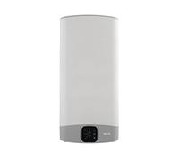 Ariston Velis Wifi - Termo Eléctrico 80 Litros Plano Bajo Consumo, Calentador de Agua Eléctrico Horizontal y Vertical 50.6x27.5x106 cm, Fabricado para Instalación en España
