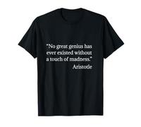 Aristóteles Cita Gran Genio Impresionante Filosofía Camiseta