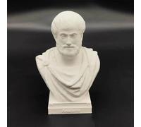 Aristóteles - Escultura de cabeza de busto de filósofo griego antiguo de 10 cm, estatuas griegas, decoraciones aplicables para el hogar, mesa de escritorio de oficina (Aristóteles)