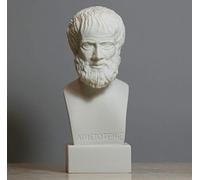 Aristóteles filósofo griego científico Alabastro cabeza estatua escultura 5.9''