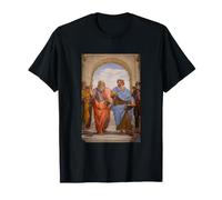 Aristóteles Filósofo Platón Escuela de Filosofía de Atenas Arte Camiseta