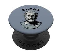 Aristóteles Grecia Filosofía del Orgullo PopSockets PopGrip Adhesivo