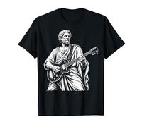 Aristóteles Tocando Guitarra eléctrica Amante de la música Camiseta