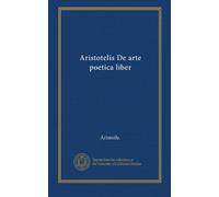 Aristotelis De arte poetica liber