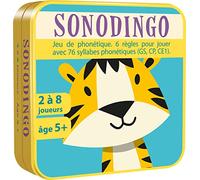 Aritma, Sonodingo GS-CE1, Mesa, Juego Educativo, a Partir de 5 años, 2 a 8 Jugadores, 10 a 15 min, Color Amarillo y Azul, Talla única (CGSONO01)