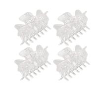 Aritynu Pinza para el Cabello Transparente con Sujeción Fuerte, Pinzas | Para Mujeres y Niñas, Hecho de ABS de Primera Calidad, Antideslizante, Adecuado Para Lavarse la Cara, Maquillarse y