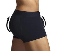 ARIUS Calzoncillo Boxer con Relleno Trasero y Relleno Delantero para Aumentar el Volumen y tamaño de glúteos y Dar Volumen y Forma a los atributos Masculinos (Extra Grande)