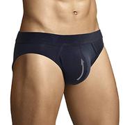 ARIUS Calzoncillo Slip con Relleno Delantero para Aumentar el Volumen y tamaño de los atributos Masculinos y Dar una Forma Redondeada - Push up y Relleno - Fabricado en Europa (S)