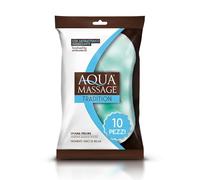 ARIX | 10 esponjas de masaje exfoliante para cuerpo de la línea Aqua Massage Tradition, esponja suave masaje corporal con antibacteriano, para momentos de relajación - 10 esponjas