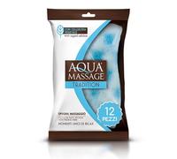 ARIX | 12 esponjas de masaje con celulosa de la línea Aqua Massage Tradition, esponja corporal relax suave, esponja energizante y tonificante de pura celulosa vegetal de fibra alveolar - 12 unidades