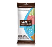 ARIX | 120 esponjas para el cuerpo de baño y masaje de la línea Aqua MAssage Tradition, esponjas de relajación para ducha, masaje relajante, suaves y absorbentes, esponjas de colores - 30 paquetes