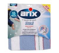 Arix | 15 paños Dual para Suelos de 50 x 50 cm, de algodón Extra assobente, paño de Limpieza de Suelos Apto para Cualquier Superficie, Elimina la Suciedad más incrustada, Trapo para Suelos - 15 paños